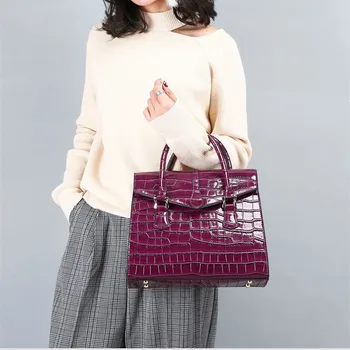 XMESSUN kobiety Krokodyl wzór torebka lady ramię torba 2020 projektant mody wysokiej jakości Crossbody dostawa H138