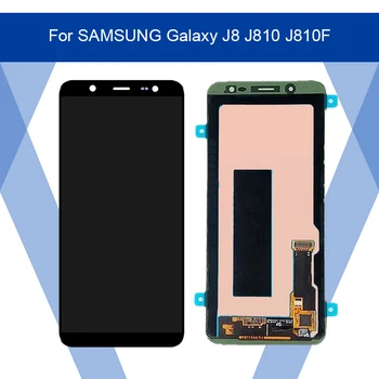 SAMSUNG Samsung Galaxy J8 J810 J810F LCD-ekran AMOLED ekran+dotykowy panel digitizer kompletny do SAMSUNG wyświetlacz oryginalny