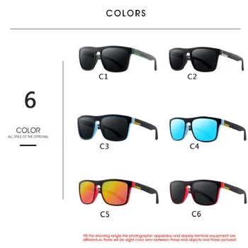 ERILLES klasyczne kwadratowe okulary mężczyźni spolaryzowane UV400 luksusowe marki rocznika projektant odkryty jazdy okulary męskie Oculos