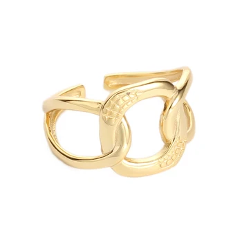 S ' Steel 925 srebrny pierścień dla kobiet rocznika partii Złoty łańcuch pierścień Anillos Plata 925 Para Mujer projektant biżuterii