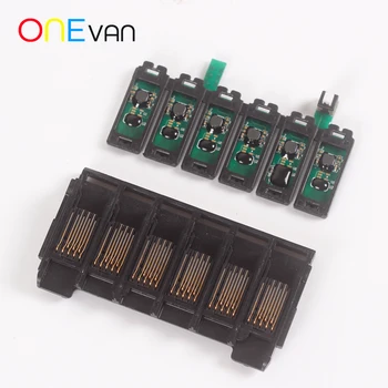 6-kolorowy UV-chip kasety drukarki, chip Epson R1390,automatyczne zerowanie, automatyczne czyszczenie. Dla części drukarki z chipem wkładu atramentowego