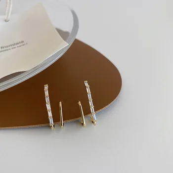 Specjalna Konstrukcja Nieregularne Kolczyki Dla Kobiet Dużą Cyrkonią Koraliki Kolczyki Złote Kolczyki Dziewczyny Moda Biżuteria Ucha