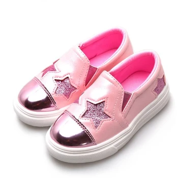 Kids Girls Loafers 2020 Spring New Children ' S Sport Casual Shoes Toddle Girl Flats Shoes Princess Fashion Loafers size 26-36