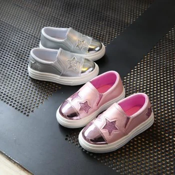 Kids Girls Loafers 2020 Spring New Children ' S Sport Casual Shoes Toddle Girl Flats Shoes Princess Fashion Loafers size 26-36