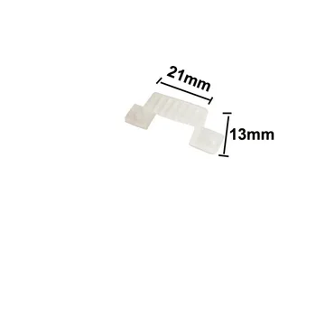 10 mm 15 mm 17 mm, 21 mm, szerokość silikonowe zaciski do mocowania wodoodporny IP67 LED elastyczne taśmy światła rurki ścisk montażowy uchwyt