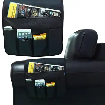 Składana kanapa podłokietnik krzesło torba do przechowywania antypoślizgowe sztuczna skóra wisi sofa pilot zdalnego sterowania telefon stół organizator uchwyt do przechowywania