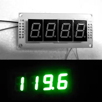 DYKB cyfrowy wyświetlacz LED AM FM odbiór licznik częstotliwości miernik Ham wzmacniacz 9V-12V DC zasilacz