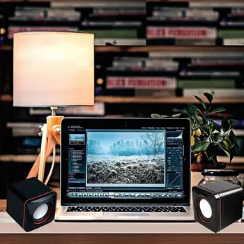 Mini USB głośniki muzyka stereo do komputera desktop PC notebook laptop do kina domowego partia głośnik mini jack 3,5 mm