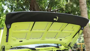 Dla Suzuki Jimny 2019 2020 silniki maska pokrywa silnika z przodu maski pokrywy protector straży Canva czarny samochód zewnętrzne akcesoria