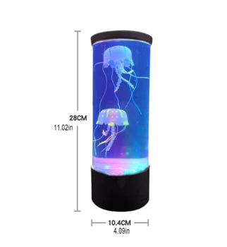 LED Jellyfish Lamp Night Light Color Changing Home Decoration Aquarium Style LED Birthday Gift for Kids Children USB Charging