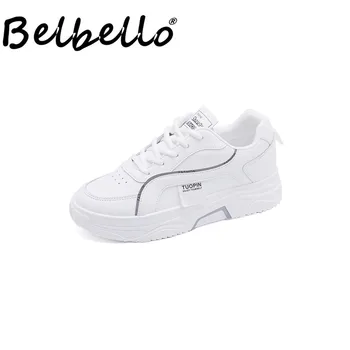 Belbello White shoes female students hot sell Sneakers Oddychającym Universal Taking snapshots for women s shoes obuwie