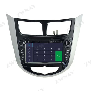 IPS Android 10.0 4+64 GB Ekran samochodowy odtwarzacz DVD z GPS Navi do Hyundai Verna 2011-2017 Auto Radio Stereo Multimedia Player Head Unit