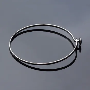 Louleur rocznika mankiet bransoletka bransoletki dla kobiet krótki srebrny kolor otwarty przez cały zawieszenia bransoletka biżuteria prezent Walentynkowy