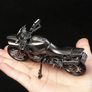Zabytkowe Metalowe Figurki Motocykli Retro Ornament Wystrój Domu Iron Motocykl Ręcznie Autobus Rzemiosła Zabawki Dla Dzieci, Prezenty Na Urodziny Rzemiosła