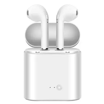 I7s Tws bezprzewodowe słuchawki Bluetooth, Słuchawki głośnomówiący w uchu, sportowy zestaw słuchawkowy z ładowarką do smartfonów
