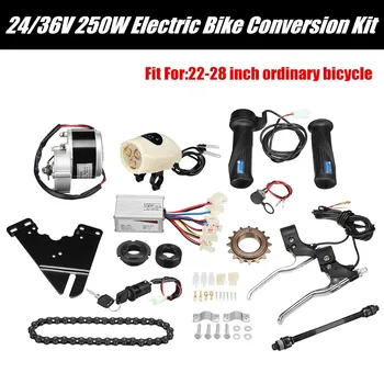 250 W 24 v DC silnik regulator silnika sterownik rower elektryczny eBike Conversion Kit akcesoria do 22-28 rower elektryczny E-bike