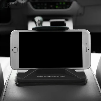 JEREFISH uniwersalny lepki uchwyt samochodowy deska rozdzielcza pulpit uchwyt antypoślizgowa podstawka do telefonu do tabletu GPS ze sprężyną otwierającą zaciskiem