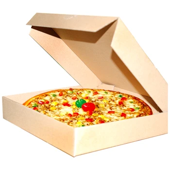 5 Szt. Papier Pudełko Do Pizzy 9 Cali Ciasto Pizza Ser Opakowania Pudełka Ozdoby Partii Święto Urodziny Pudełka Do Przechowywania
