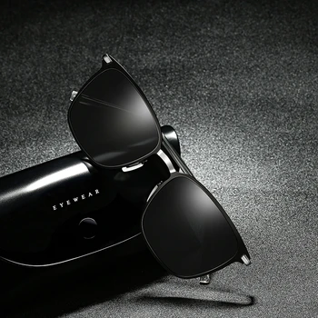 Nowe Klasyczne Okulary Polaryzacyjne Mężczyźni 2021 Trend Prostokąt Lustro Okulary Przeciwsłoneczne Męskie Projektant Rocznika Retro Kierowca Okulary Dla Mężczyzn