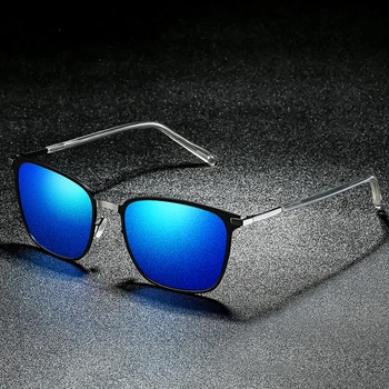 Nowe Klasyczne Okulary Polaryzacyjne Mężczyźni 2021 Trend Prostokąt Lustro Okulary Przeciwsłoneczne Męskie Projektant Rocznika Retro Kierowca Okulary Dla Mężczyzn