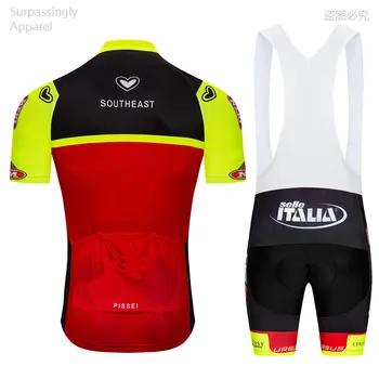 2019 MTB Pro Tour Team Cycling Clothing Sets Bike Jersey Men Bicycle Summer Clothes Cycling Jerseys 12D Gel Bike Shorts Set
