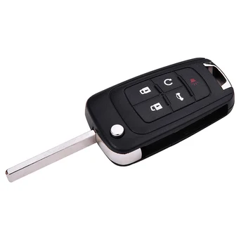 DJBFANDEA 5 Button Flip Folding Remote Car Key Fob dla Chevrolet Camaro Cruze Equinox Impala Spark Volt 433 Mhz chip ID46