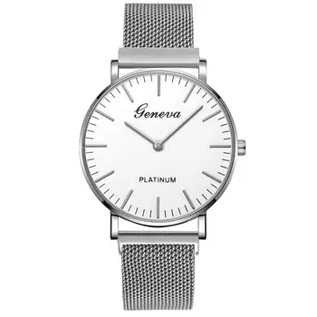 2020 Luksusowe Damskie Zegarki Magnetyczny Siatkowy Pas Codzienny Prosta Bransoletka Zegarek Kwarcowy Zegarek Damski Zegarek Reloj Mujer Relogio Feminino