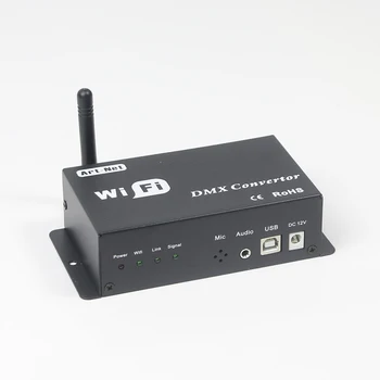 Nowy system WiFi Led DMX Controller Convertor by Android lub IOS System Wifi Multi Point Wifi DMX Controller