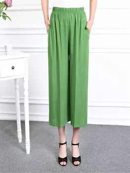 2020 europejska i sk amerykańska moda damska casual gładkie bawełniane i lniane krótkie spodnie 1499