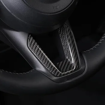 Samochodowe osłony kierownicy wykończenie naklejki do Mazda 2 Demio 3 6 CX-3 CX-5 CX5 CX 5 CX8 CX-9 Axela ATENZA 2017 2018 2019 akcesoria
