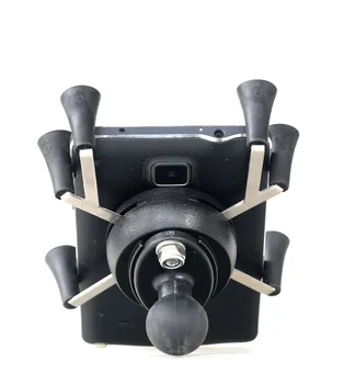 X Grip Type 1 inch Ball Mount Motorcycle Phone Holder Base for Gopro Ram mounts Camera Smartphones Webgrip Bracket Fit 4-6 cali