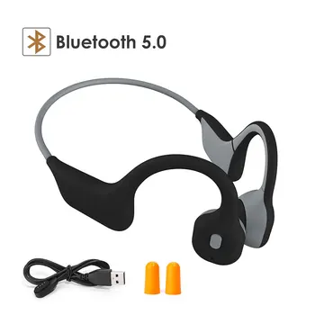 DG08 kostna przewodność zestaw słuchawkowy Bluetooth 5.0 słuchawki IPX6 wodoodporny bezprzewodowy zestaw słuchawkowy w/mikrofon zestawu głośnomówiącego Sport na świeżym powietrzu zestaw słuchawkowy