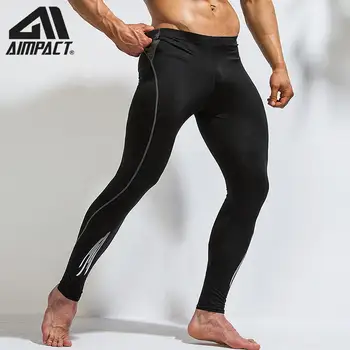 Sportowe spodnie uciskowe mężczyźni sportowe fitness jogging wąskie dno Kulturystyka trening trening siłownia Yogo legginsy Quick AM5119