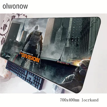 Tom clancy ' s the division mousepad 700x400x3mm gaming mouse pad gamer mat gel computer padmouse keyboard Personality play mats