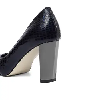 ALLBITEFO duży rozmiar:33-43 skóra naturalna buty na obcasie biurowe damskie sexy kobiet buty na wysokim obcasie wysokiej jakości damskie szpilki
