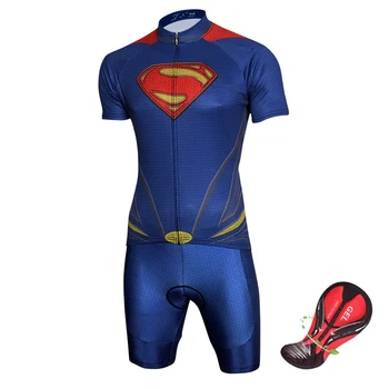 Super Hero Cycling Jersey Men Set 2021 Summer Short Sleeve Bike Clothing Sport Dress Bicycle Clothes Male Uniform Mallot Mtb Kit