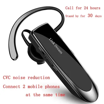 Link Dresm CSR5.0Chip Bezprzewodowa Bluetooth-zestaw słuchawkowy Sports Earplug HD Sound Quality Mini Business Headset IPX 7 wodoodporny zestaw słuchawkowy