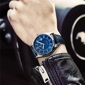 Zegarki męskie PAGANI DESIGN Top Luxury Brand automatyczne mechaniczne męskie skórzane zegarek biznes moda zegarki sportowe Relogio Masculino