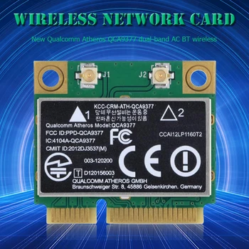 WIFI karta Atheros QCA9377 bezprzewodowy dwuzakresowy 433Mbps WLAN 802.11 ac 2.4 G/5G Bluetooth 4.1 Mini PCI-E adapter AW-CM251HMBB