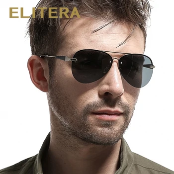 ELITERA New Men Polarized Sun Glasses Women Brand Driving okulary przeciwsłoneczne lustra, okulary, Moda męskie damskie okulary UV400