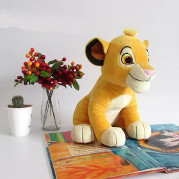 26 cm Disney-The Lion King pluszowe zabawki ładny film anime nadziewane Kawaii Simba Nana Lion model pluszowe lalki zabawki dzieci dziewczynki prezent