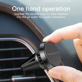 KUULAA magnetyczny uchwyt samochodowy do telefonu otwór wentylacyjny Magnes stojak na telefon komórkowy uchwyt samochodowy do telefonu komórkowego uchwyt samochodowy uniwersalny