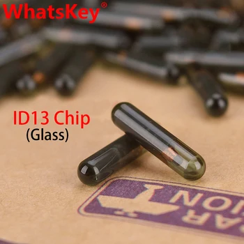 WhtasKey Blank ID 13 Chip klucz samochodowy Fiat, Honda, Saab, Volkswagen, Kia, Skoda, Peugeot, Chevrolet transponder Small Glass ID13 Chip