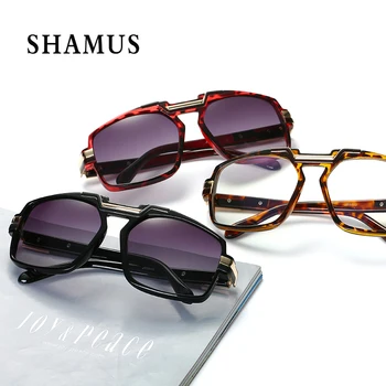 SHAMUS Sunglass UV400 kryształowe okulary przewymiarowany okulary 2017 marka projekt męskie okulary Kobiety 2017 Lady moda okulary