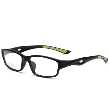 TR90 rama punktów Mężczyźni Kobiety sportowy styl okulary osób przepisane im punkty z przezroczystego przezroczystą soczewką krótkowzroczność optyczna 18167