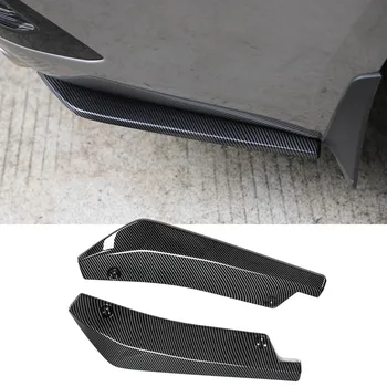 Uniwersalne splittery tylnego zderzaka samochodu Benz W205 W176 dla BMW M3 M4 do Audi A3 A4 A5 All Sedan ABS Carbon Look/ czarny połysk