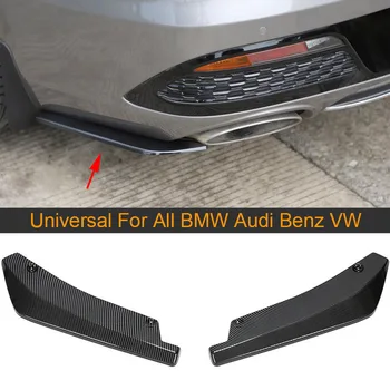 Uniwersalne splittery tylnego zderzaka samochodu Benz W205 W176 dla BMW M3 M4 do Audi A3 A4 A5 All Sedan ABS Carbon Look/ czarny połysk