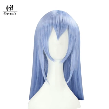 ROLECOS Akame ga KILL Anime cosplay nakrycia głowy Esdeath cosplay włosy syntetyczne Esdese długie niebieskie 100 cm włosy