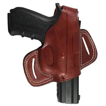 YT HOBBY Beretta PX4 Real Leather OWB Carry Two Slot Pancake Thumb Break Handmade Pistol Firearm Gun Holster Pouch