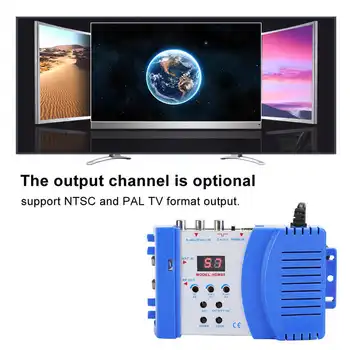 Sdr HDM69 Digital RF HDMI Modulator AV to RF Converter VHF UHF PAL standardowy przenośny modulator do UE 100-240 v